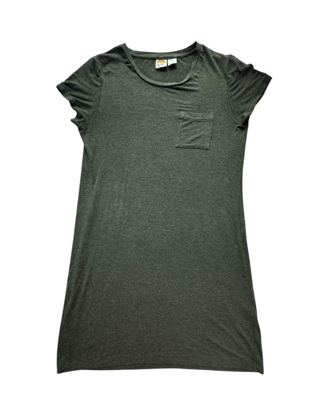 C & C California Olive T Shirt Dress Medium